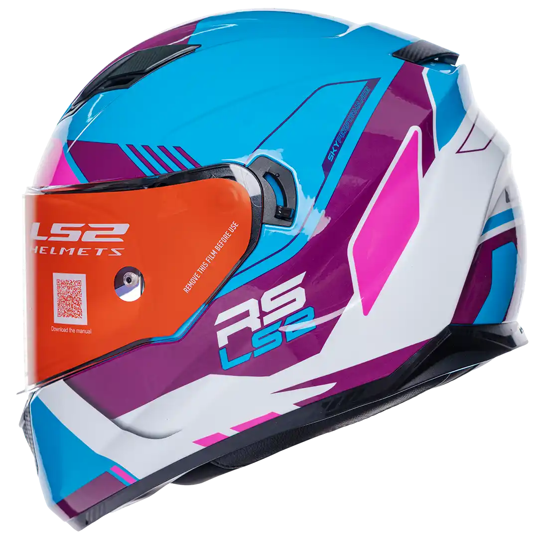 CASCO LS2 FF320 XPLORER BLANCO/AZUL